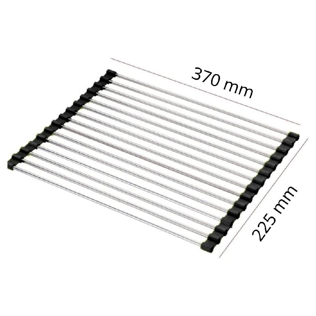 Escorredor Esteira Para Louças Alimentos Multifunções Inox Secador