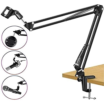 Braco Suporte Pedestal De Mesa Articulado Para Microfones