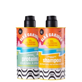 Kit Lola Cosmetics Ela é Carioca Sol, Sal, Piscina & Endorfina Proteína (2 Produtos)