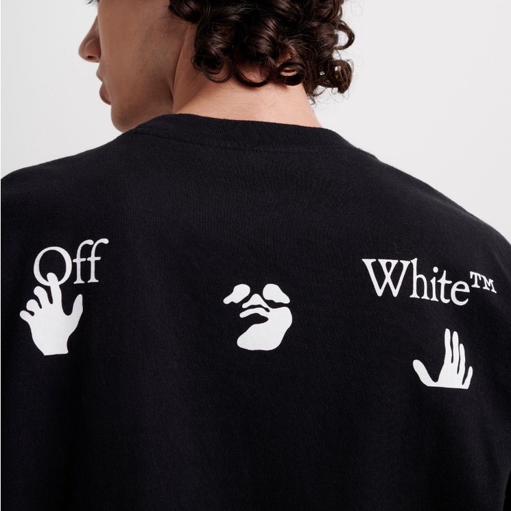 Off discount white camisa