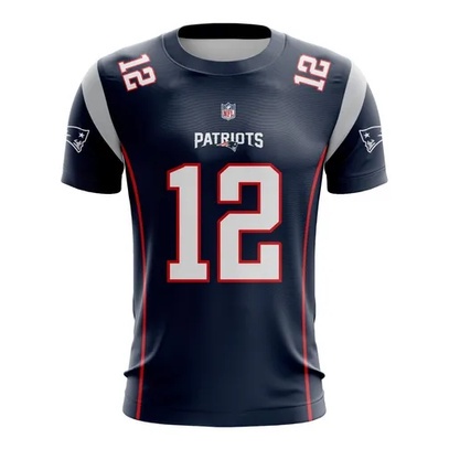Camisa Camiseta New England Patriots Nfl Futebol Americano | Shopee Brasil