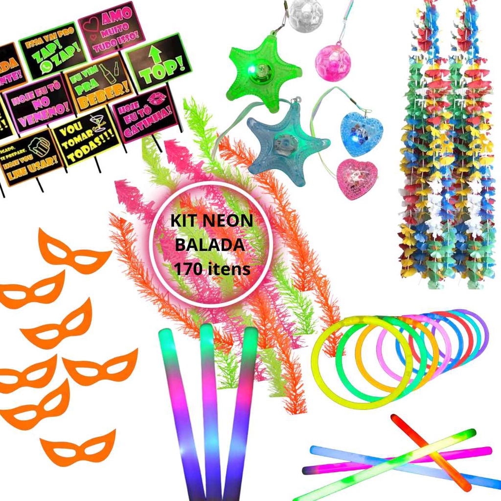 Kit 178 itens Festa Casamento Balada 15 Anos Formatura | Shopee Brasil