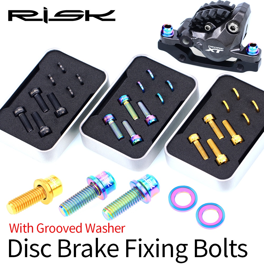 Boulons Pour Vis D'étrier De Frein à Disque De Vélo, 4 Pièces M6x18mm
