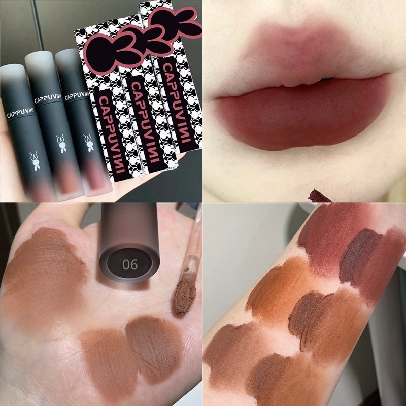 Cappuvini Creme Para Os Lábios Matte Inland Central Rabbit | Shopee Brasil