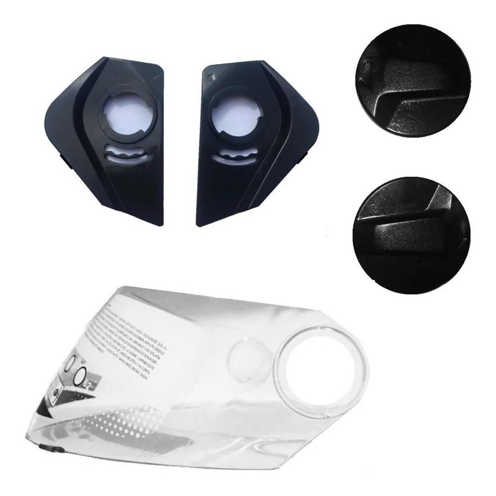 Viseira Transparente Capacete Peels U-rb2 E Reparo Completo
