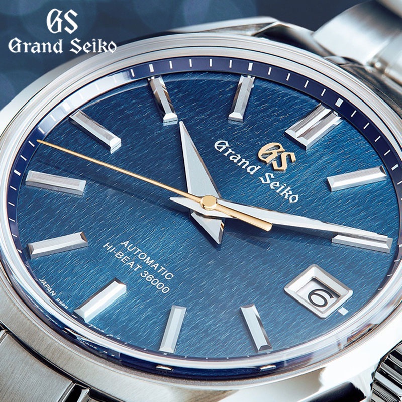 Relógio Grand Seiko GS Para Homens Três Agulhas De Discagem Requintada Auto Data Movimento Analógico De Quartzo Aço Inoxidável