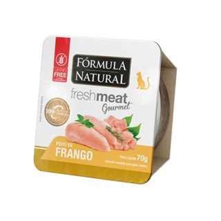 Ração Úmida Fórmula Natural Fresh Meat Gourmet Patê Gatos Frango - 70g