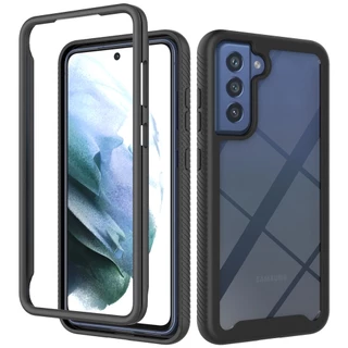 Capa Anti-Impacto Para Samsung Galaxy S21 FE , S20 , Note 20 , 360 Cobertura Total Do Corpo Rígido PC + Silicone Macio TPU Pesado Protetora Telefone Defensor À Prova De Choque