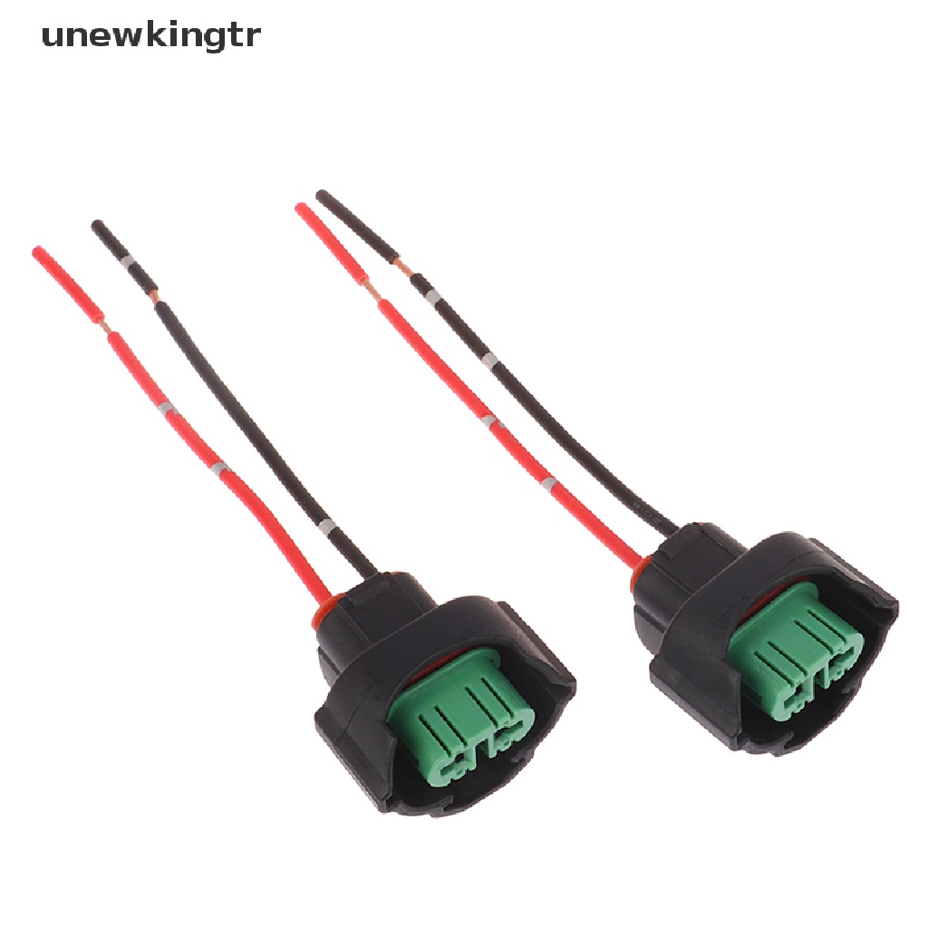 unew 2Pcs H11 Adaptador De Conector Fêmea Plugue De Cabo Para Carro Reitr