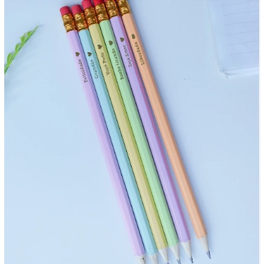 Lápis HB Colors com Frases Sortidas By Fiorella Sotti Kit com 6 lápis ...