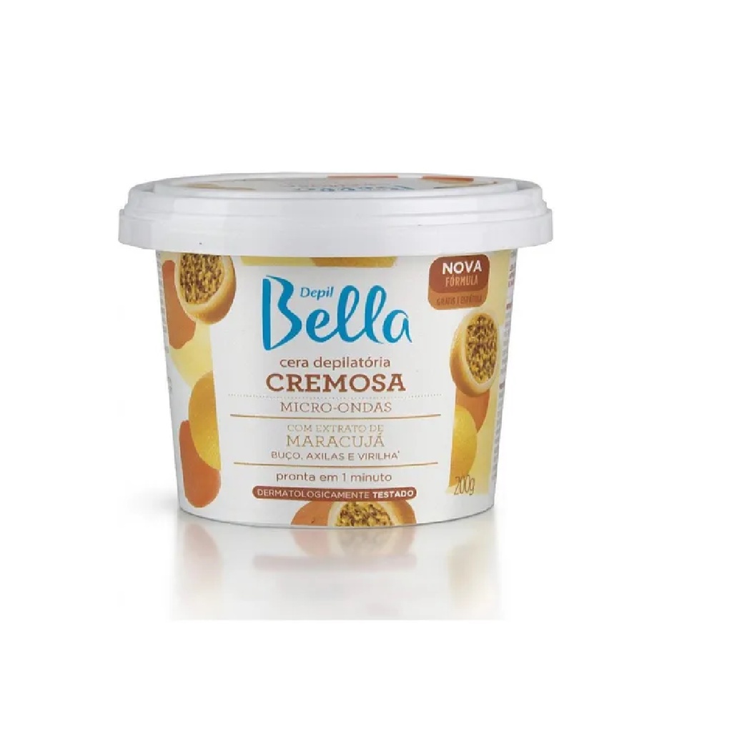 Imagem do produto Depil Bella Cera Depilatória Micro-ondas Maracujá 200g