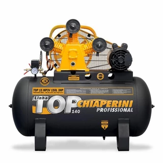 Compressor De Ar Elétrico Chiaperini Top Top 15 Mp3v 150l Monofásica Preto 110v/220v em Oferta na Shopee