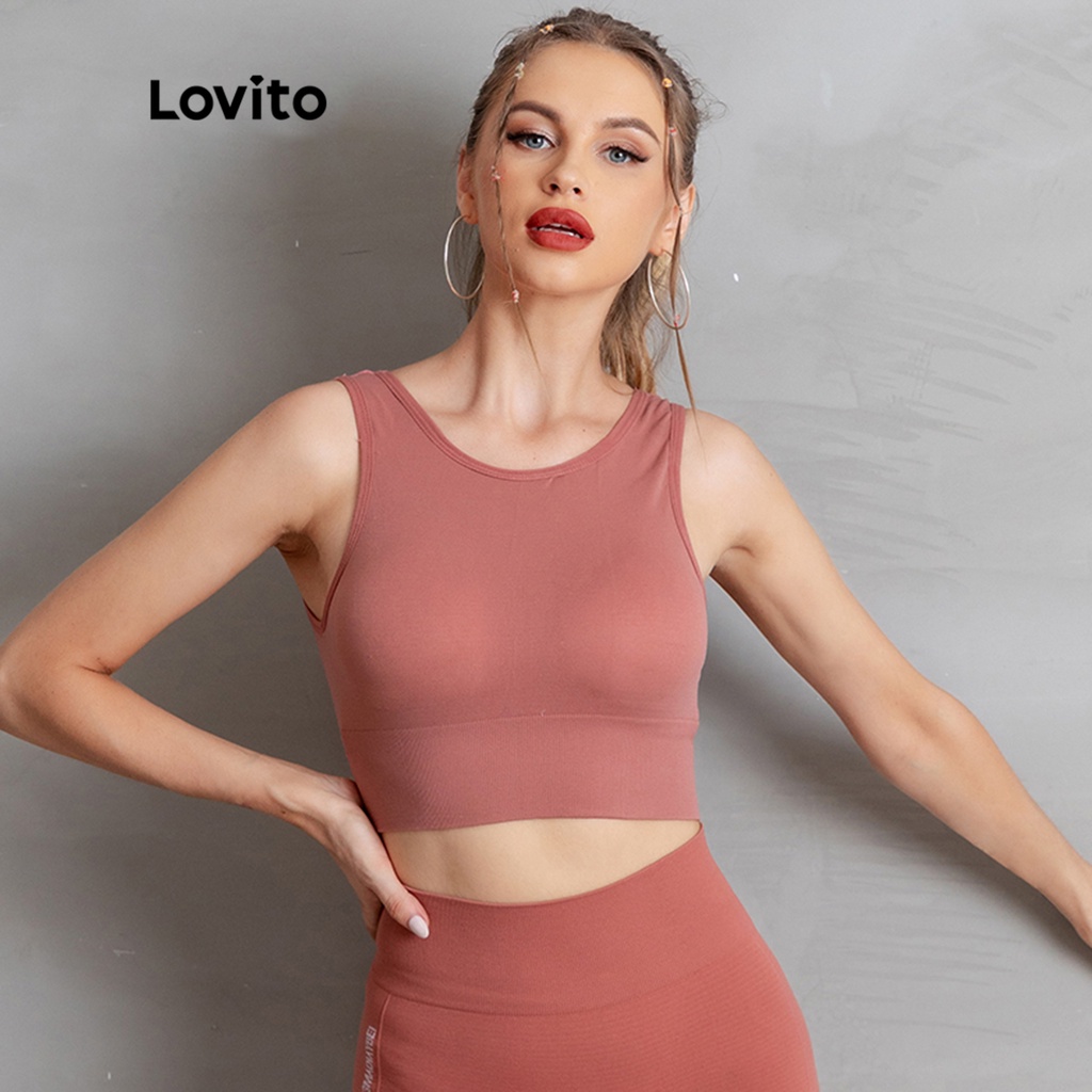 Comprar Top Venari Rosa Decotado - Roupas de Academia Feminina