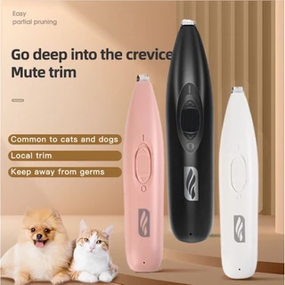 Dog Cat Foot Hair Trimmer Pet Paw Nail Grooming Clipper Electrical Cat Cutter Shearing Machine Shaver Scissor