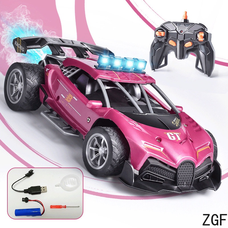 2.4G Carro De Controle Remoto Em spray Competitivo RC Drift De Alta  Velocidade Som De Corrida E Luz Modelo De Esportivo De Brinquedo Para  Crianças