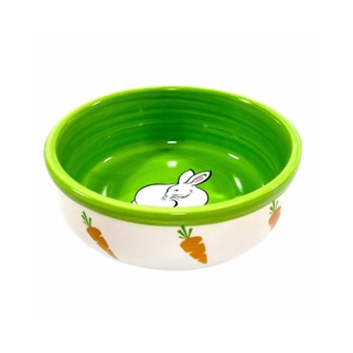 Comedouro Para Coelho The Pets Brasil Porcelana Verde - 300mL
