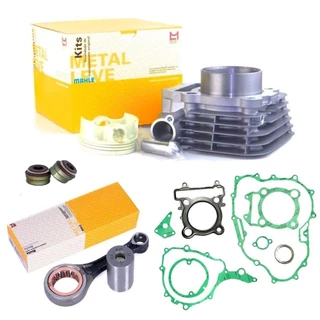 Cilindro Motor Fazer 250 2008 Metal Leve + Biela Junta Motor