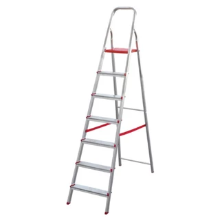 Escada de Alumínio Doméstica 7 Degraus BOTAFOGO em Oferta na Shopee