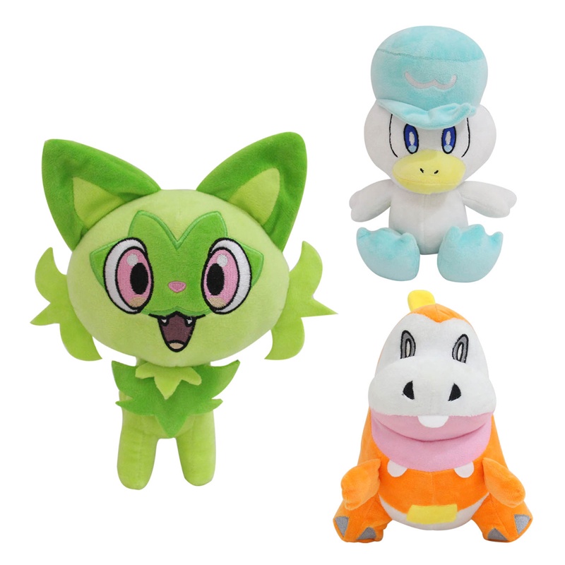 Sprigatito Pokémon Plush Doll, brinquedos animais macios, grande