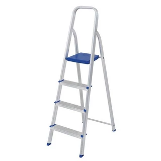 Escada Doméstica de Alumínio 4 Degraus MOR em Oferta na Shopee