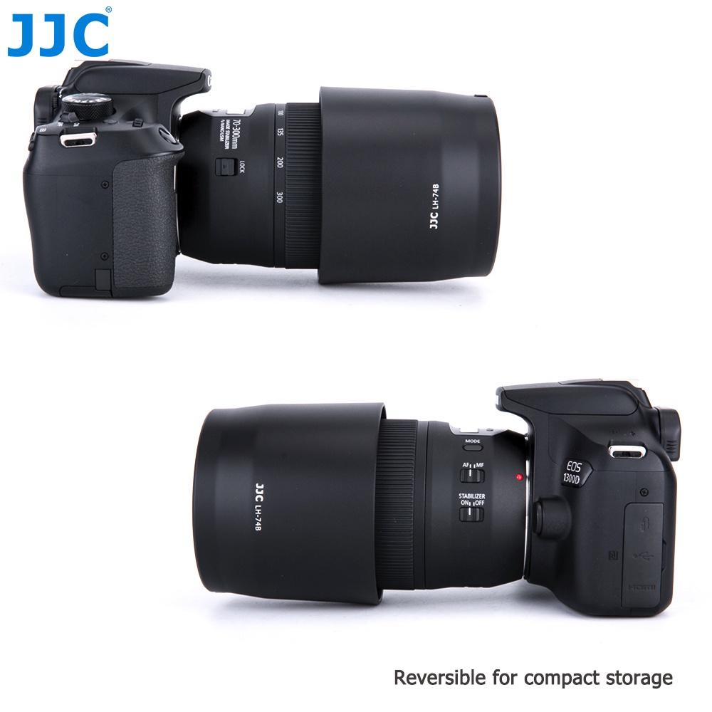 JJC LH-74B Parasol Lente Câmera para Canon EF 70-300mm F4 JJC LH-74B Parasol Lente Câmera para Canon EF 70-300mm F4