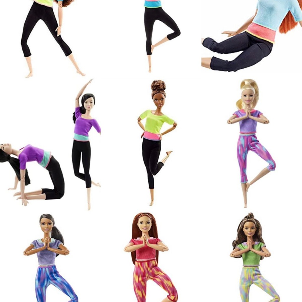 Free Shipping Yoga Barbie Doll 22 Movable Joint Barbie Doll Yoga