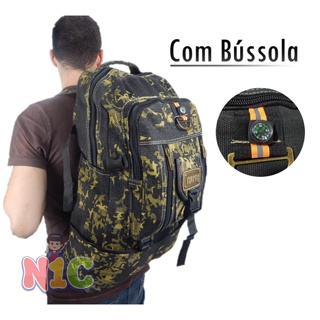 Mochila Masculina 50 Litros Resistente a Água