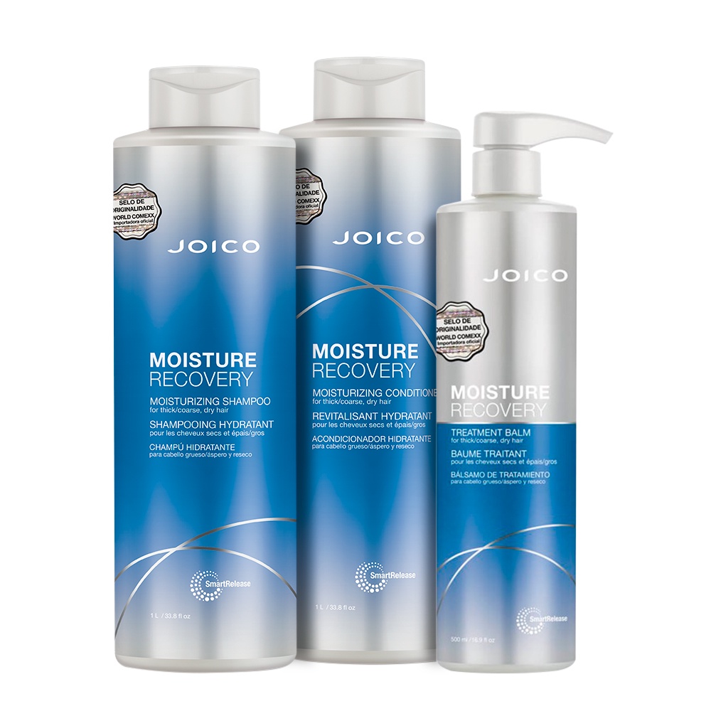 Kit Joico Moisture Recovery Shampoo 1000l Condicionador 1000l Máscara 500g Shopee Brasil