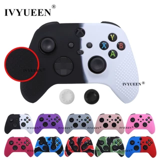 IVYUEEN Pele Protetora Anti-Alip Soft Para XBox Série X S Controlador De Núcleo Gamepad MixColor XSX XSS Capa