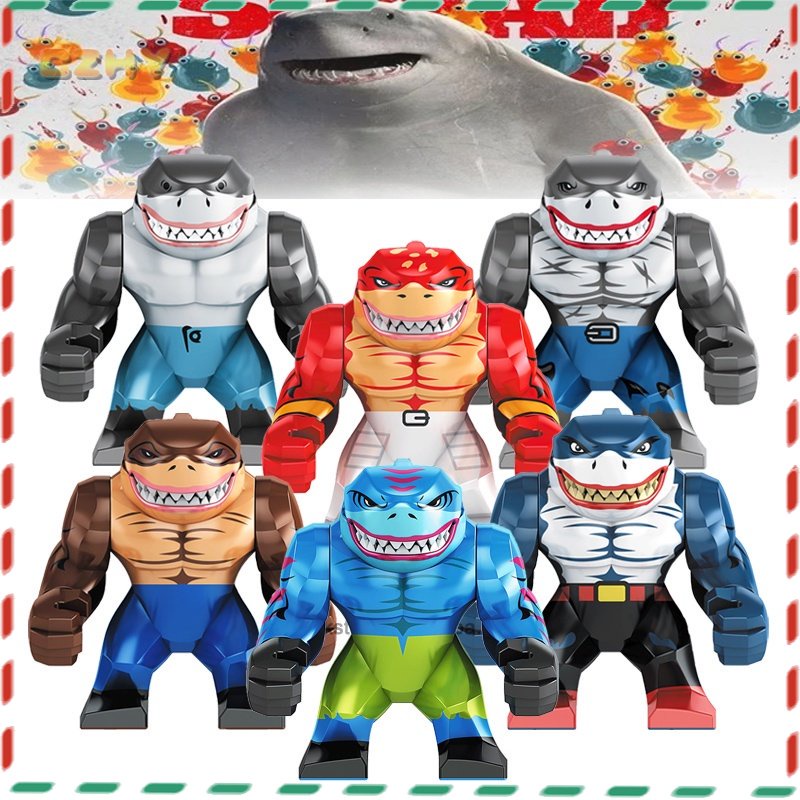 Toy World 】 Shark minifigure King Montou Brinquedos De Grandes ...