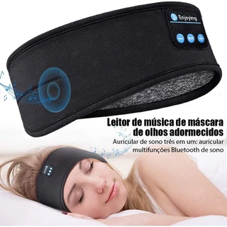 Bluetooth Sono Fone De Ouvido Lavável Sem Fio TWS Esportes Música Som Estéreo 5.0 Dormir