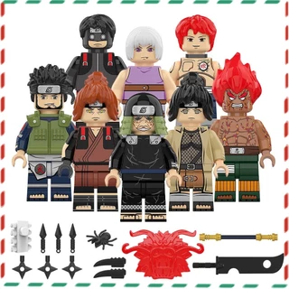 【 Toy World 】 Puzzle Para Crianças Brinquedos De Montagem Minifiguras De anime Ninjago naruto Modelo nano Bloco
