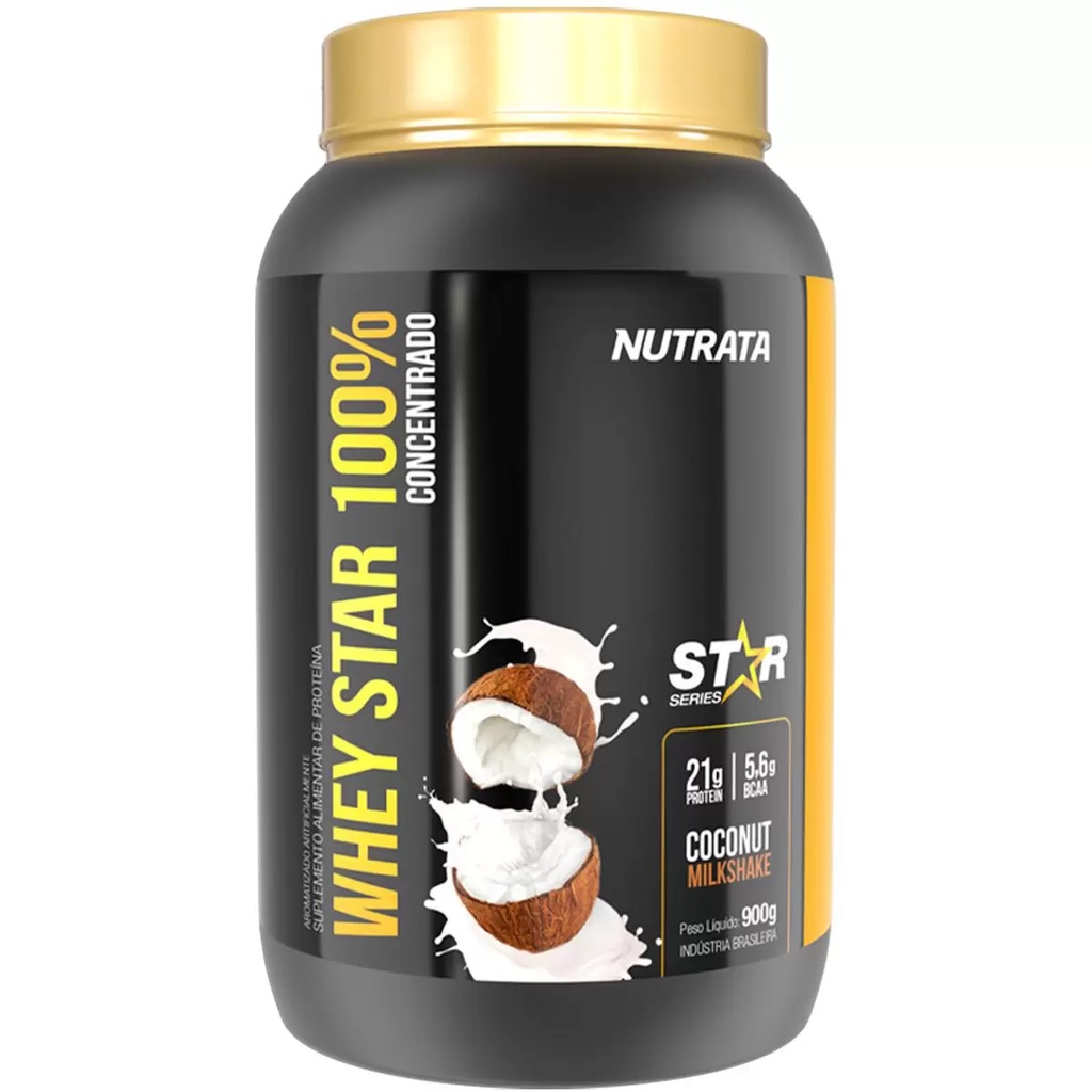 Whey Star 100% Concentrado 900g – Nutrata