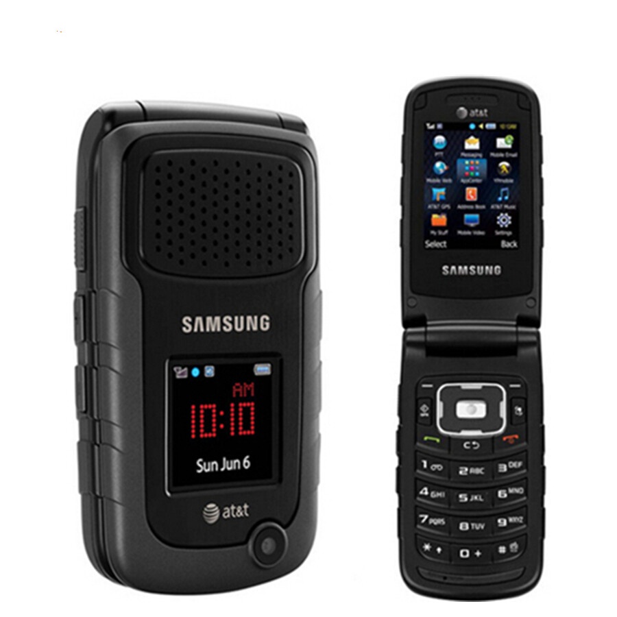 Samsung A847 Rugby II 3G GSM 2.2 " Conjunto Completo De Telefones Celulares Flip
