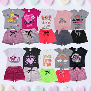 Mini Diva Conjunto Infantil Feminino Roupa Criança Chic Look Estampas  Sortidas 8 Anos - Estampa Étnica