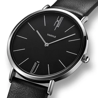 Relogio De Pulso De Quartzo De Analógico Casual Negócios Pulseira De Couro Relógio Para Homens Masculino À Prova Dwaterp