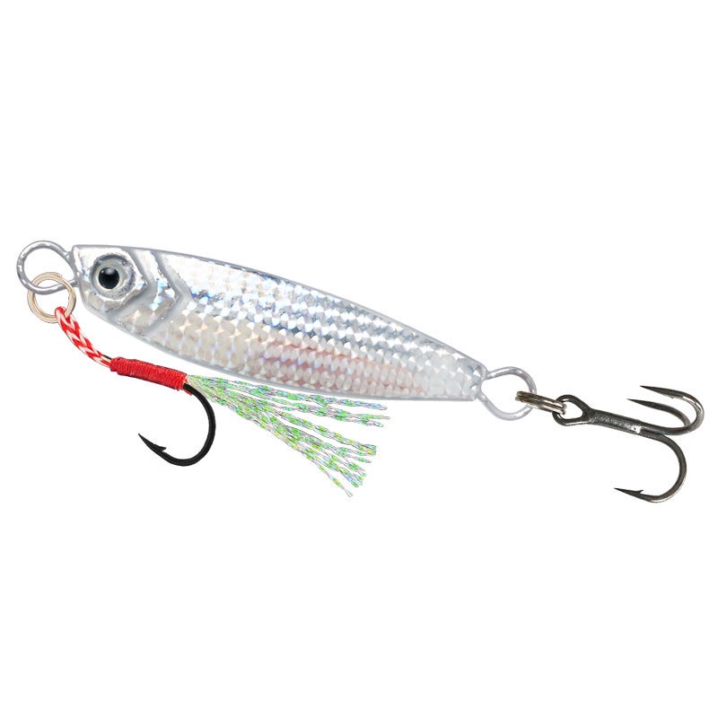 メタルジク40g 35g30g　28g　25g　20g　17g　15g　10g Metal Fishing Jig Lure Isca De Pesca Com Anzol 7g/10g/15g/20g/30g