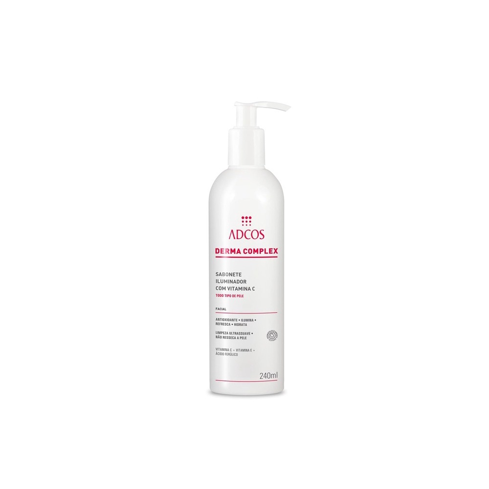 Adcos Derma Complex Sabonete Iluminador com Vitamina C 240ml | Shopee ...