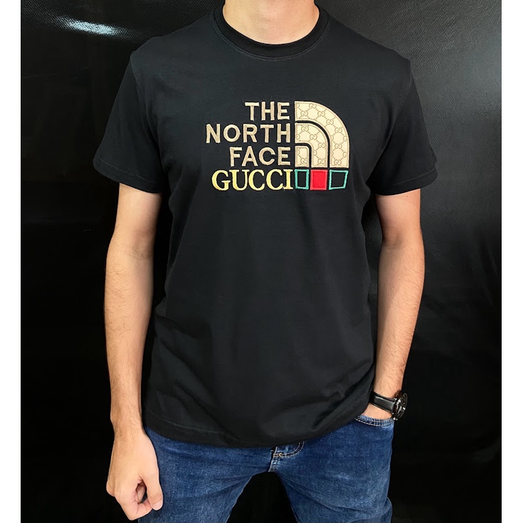 Camiseta Gucci The North Face Importada Peruana Masculina Cotton Pima R:308