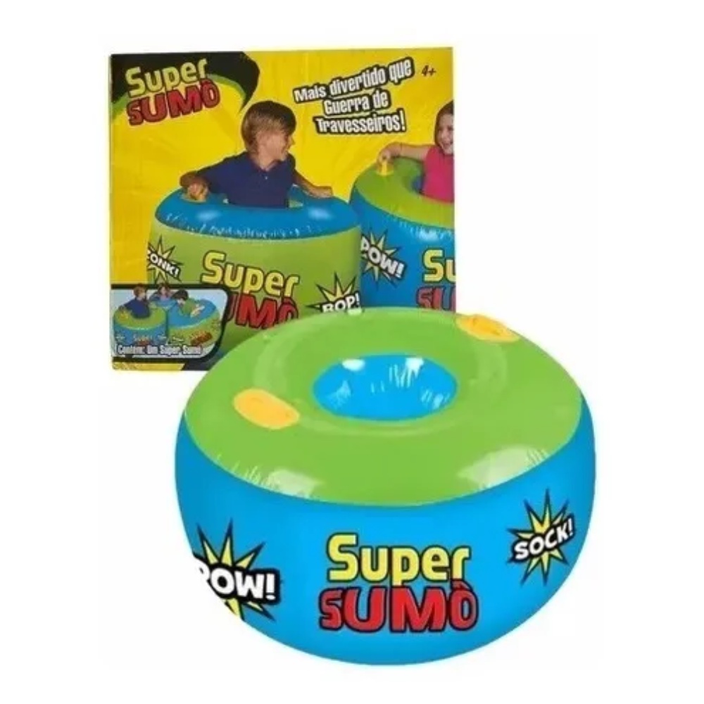Brinquedo Super Sumô Inflável Luta Infantil Long Jump | Shopee Brasil