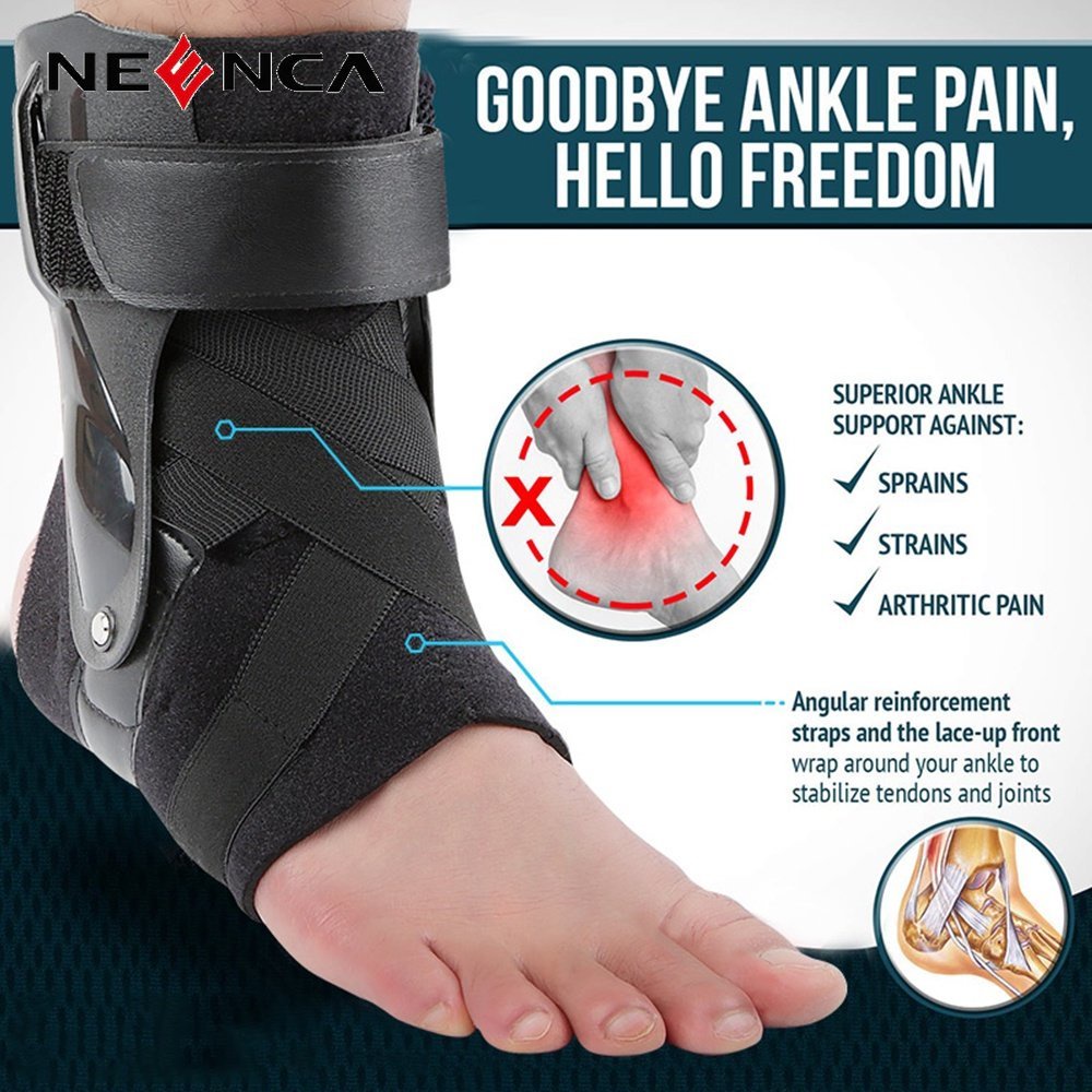 1pç Alça De Suporte Para Tornozelo Faixa Protetor Ajustável Envoltório Plantar Fasciitis