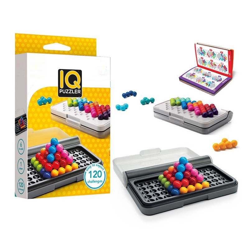 IQ MINI HEXPERT - jogo de lógica - Botão Colorido