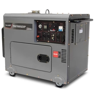 Gerador À Diesel 10,5 Hp 6,0 Kva Bivolt Tdg7000sexp Toyama em Oferta na Shopee