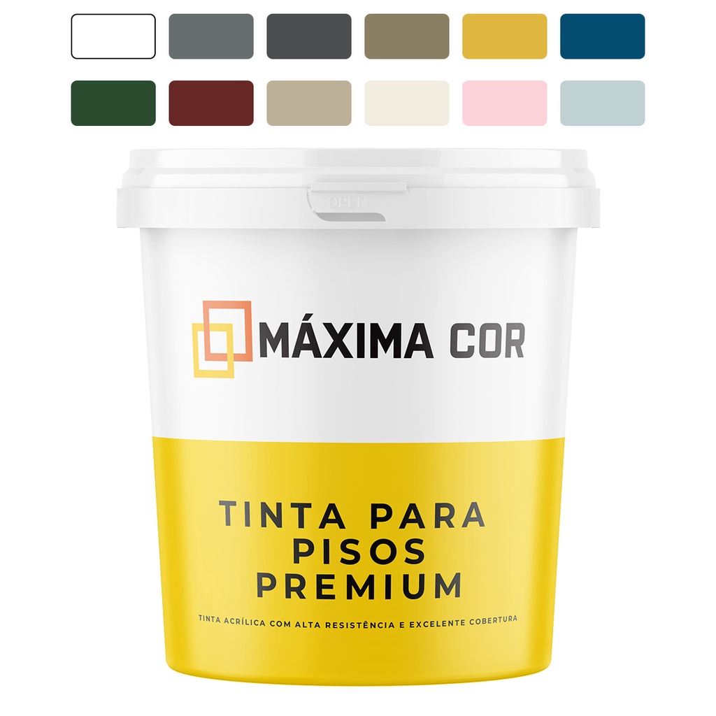Tinta para Pisos Alta Resistência MáximaCor Premium 900ml