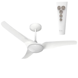 VENTILADOR DE TETO ALISEU SLIM BRANCO COM CONTROLE REMOTO