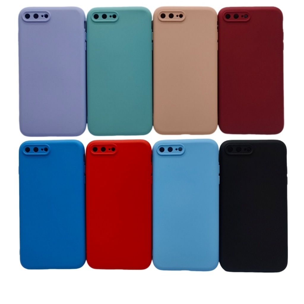 Capa Capinha IPhone 7 7Plus 6 8 Plus Se2020 Silicone Aveludado