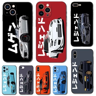 Capa Para Iphone 11 Pro Max Traseira De Silicone Macio Telefone Preto Tpu Tóquio JDM Drift Carro Esportivo