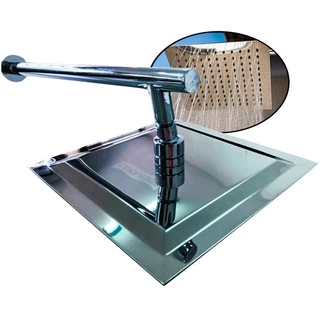 Ducha para Piscina em Aço Inox 25 x 25 CM 023983 SODRAMAR em Oferta na Shopee