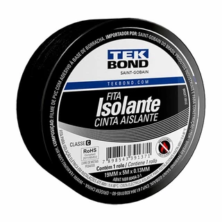 Fita Isolante 19mm x 5m x 0.13mm 21131001905 TEKBOND em Oferta na Shopee