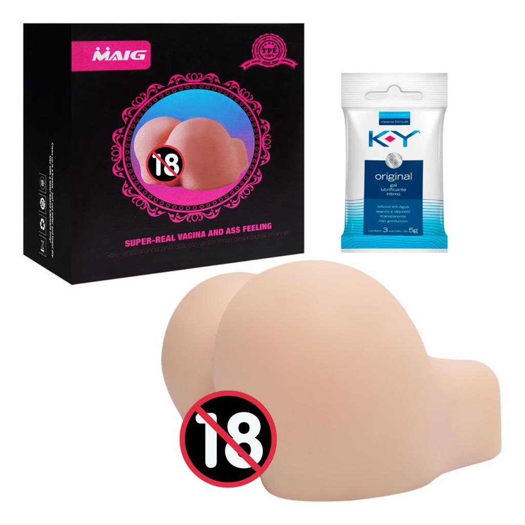 Masturbador Masculino Bunda Anus Vagina Com Lubrificante ky Sex Shop
